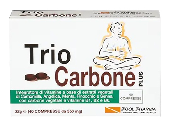 TRIOCARBONE PLUS 40 COMPRESSE - Farmacia Puddu Baire S.r.l.
