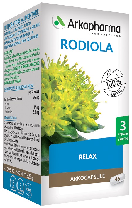 ARKO CAPSULE RODIOLA 45 CAPSULE - Farmacia Puddu Baire S.r.l.