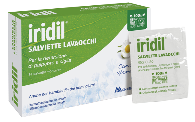 IRIDIL LAVAOCCHI 14 SALVIETTE MONOUSO - Farmacia Puddu Baire S.r.l.