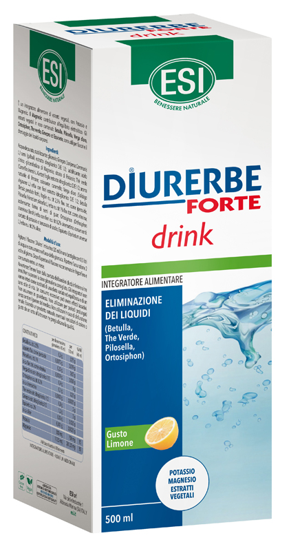 ESI DIURERBE FORTE DRINK LIMONE 500 ML - Farmacia Puddu Baire S.r.l.