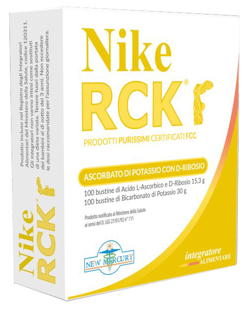 NIKE RCK ASCORBATO POTASSIO + RIBOSIO 200 BUSTINE 45,30 G - Farmacia Puddu Baire S.r.l.