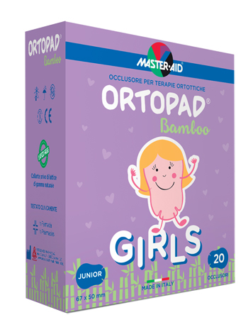 CEROTTO OCULARE PER ORTOTTICA ORTOPAD GIRLS JUNIOR 5X6,7 20 PEZZI - Farmacia Puddu Baire S.r.l.