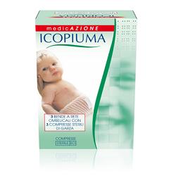 ICOPIUMA BENDA A COMPRESSIONE FISIOLOGICA RETE OMBELICALE CON GARZE STERILI 1 PEZZO - Farmacia Puddu Baire S.r.l.