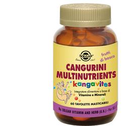 CANGURINI MULTINUTRIENTS FRUTTI BOSCO 60 COMPRESSE - Farmacia Puddu Baire S.r.l.