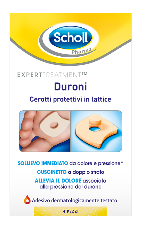 CEROTTO PROTETTIVO PER DURONI SCHOLL IN LATTICE 4 PEZZI - Farmacia Puddu Baire S.r.l.
