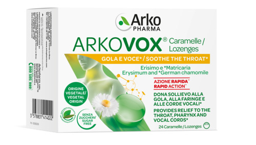 ARKOVOX MENTA/EUCALIPTO 24 CARAMELLE - Farmacia Puddu Baire S.r.l.