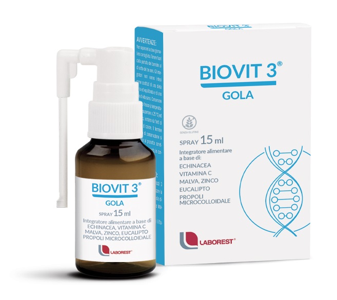 BIOVIT 3 GOLA 1 FIALA 15 ML SPRAY - Farmacia Puddu Baire S.r.l.