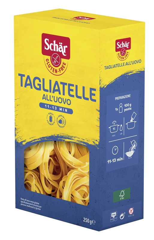 SCHAR TAGLIATELLE ALL'UOVO 250 G - Farmacia Puddu Baire S.r.l.