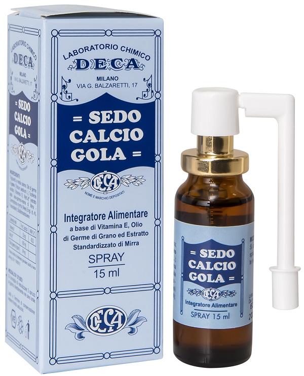 SEDO CALCIO GOLA SPRAY 15 ML - Farmacia Puddu Baire S.r.l.