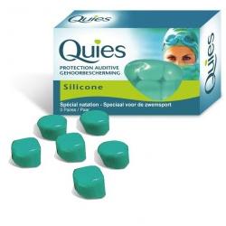 TAPPO AURICOLARE IN SILICONE QUIES 3PAIA - Farmacia Puddu Baire S.r.l.