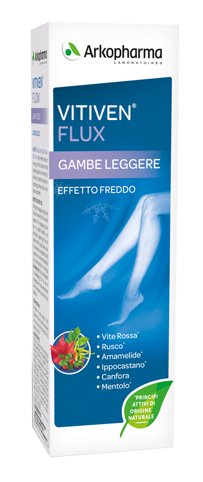 VITIVEN FLUX GAMBE LEGGERE EFFETTO FREDDO 150 ML - Farmacia Puddu Baire S.r.l.