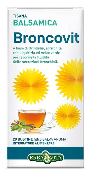 BRONCOVIT TISANA 20 BUSTINE 2G - Farmacia Puddu Baire S.r.l.