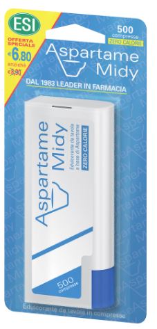 ESI ASPARTAME MIDY 500 COMPRESSE OFFERTA SPECIALE - Farmacia Puddu Baire S.r.l.