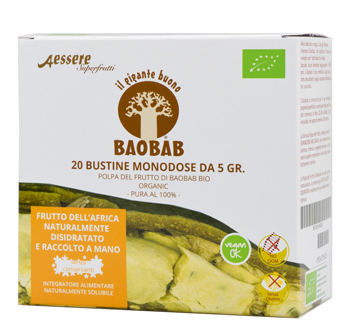 BAOBAB AESSERE POLPA BIO 20X5 G - Farmacia Puddu Baire S.r.l.