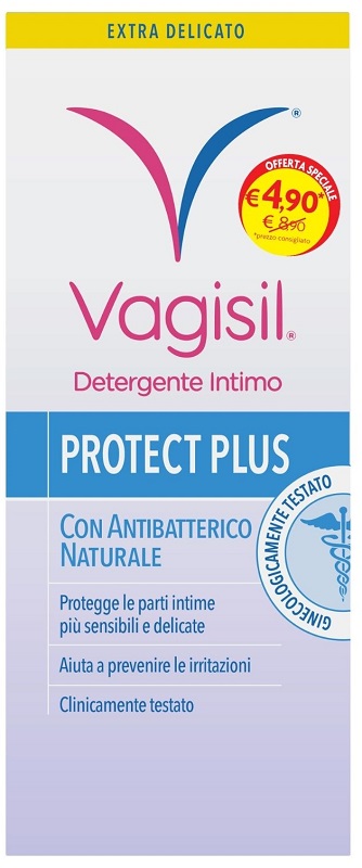 VAGISIL DETERGENTE INTIMO PROTECT PLUS 250 ML - Farmacia Puddu Baire S.r.l.