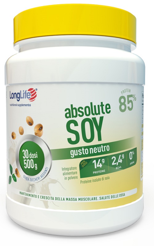 LONGLIFE ABSOLUTE SOY 500 G - Farmacia Puddu Baire S.r.l.