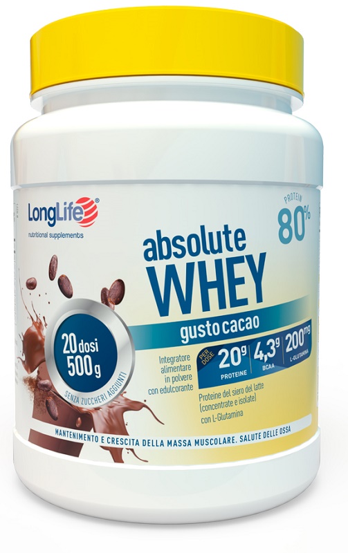 LONGLIFE ABSOLUTE WHEY CACAO - Farmacia Puddu Baire S.r.l.
