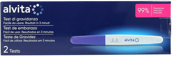ALVITA TEST DI GRAVIDANZA 2 PEZZI - Farmacia Puddu Baire S.r.l.
