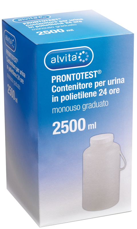 CONTENITORE URINE ALVITA PRONTOTEST 24ORE - Farmacia Puddu Baire S.r.l.