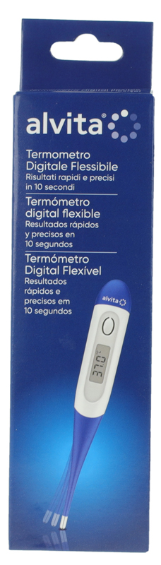ALVITA TERMOMETRO DIGITALE CON SUONERIA SISTEMA AUTOMATICO DI SPEGNIMENTO E SCHERMO LCD - Farmacia Puddu Baire S.r.l.