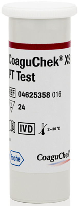 STRISCE REATTIVE PER DISPOSITIVO AUTODIAGNOSTICO COAGUCHEK XS PT TEST 24 PEZZI - Farmacia Puddu Baire S.r.l.