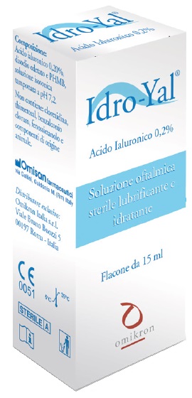 SOLUZIONE LUBRIFICANTE IDRO YAL 15 ML PER LENTI A CONTATTO - Farmacia Puddu Baire S.r.l.
