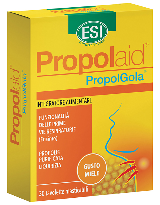 ESI PROPOLAID PROPOLGOLA MIELE 30 TAVOLETTE - Farmacia Puddu Baire S.r.l.