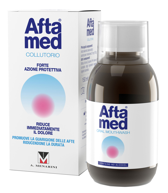 COLLUTORIO AFTAMED 150 ML - Farmacia Puddu Baire S.r.l.