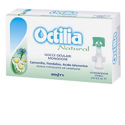 OCTILIA NATURAL GOCCE OCCHI IRRITATI E ARROSSATI 10 FLACONCINI MONODOSE 0,5 ML - Farmacia Puddu Baire S.r.l.