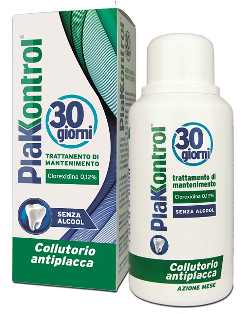 PLAKKONTROL 30 GIORNI COLLUTORIO 250 ML - Farmacia Puddu Baire S.r.l.