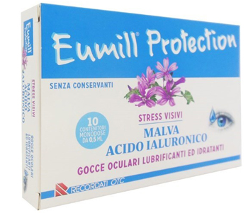 EUMILL PROTECTION GOCCE OCULARI 10 FLACONCINI MONODOSE 0,5 ML - Farmacia Puddu Baire S.r.l.