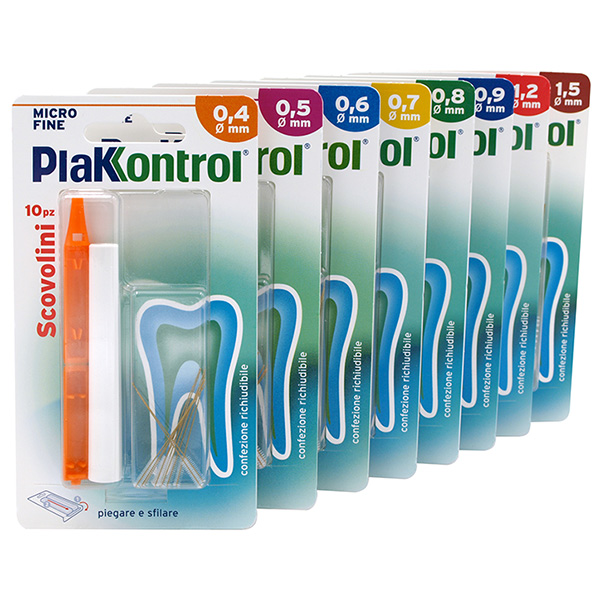 PLAKKONTROL MINIGRIP SCOVOLINO 0,5 MM 10 PEZZI - Farmacia Puddu Baire S.r.l.