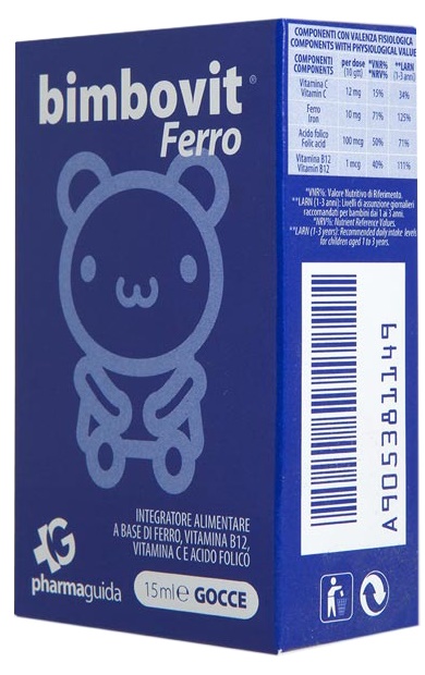 BIMBOVIT FERRO GOCCE 15 ML - Farmacia Puddu Baire S.r.l.