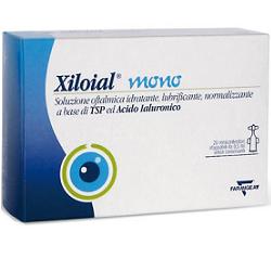 SOLUZIONE OFTALMICA IDRATANTE LUBRIFICANTE XILOIAL 20 MONODOSE DA 0,5ML - Farmacia Puddu Baire S.r.l.