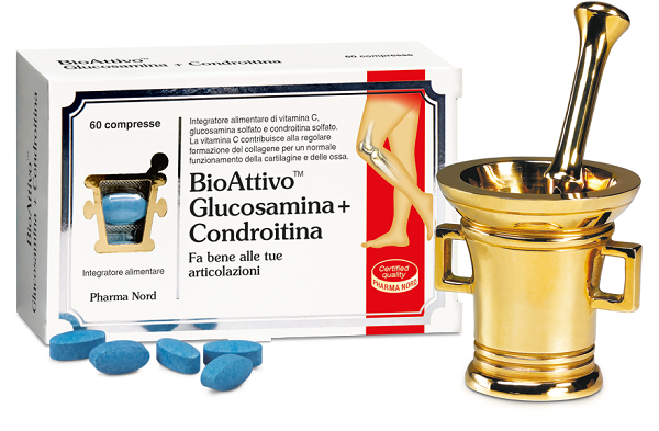BIOATTIVO GLUCOSAMINA + CONDROITINA 60 COMPRESSE - Farmacia Puddu Baire S.r.l.