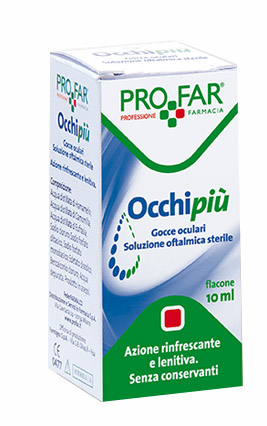 OCCHIPIU' GOCCE OCULARI RINFRESCANTI 1 FLACONE DA 10 ML PROFAR - Farmacia Puddu Baire S.r.l.
