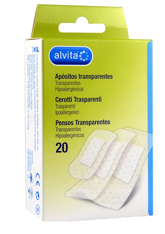 CEROTTO TRASPARENTE 20 PEZZI ALVITA - Farmacia Puddu Baire S.r.l.
