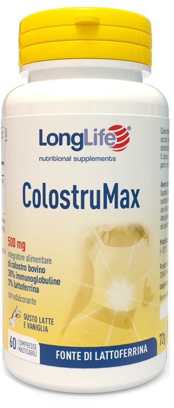 LONGLIFE COLOSTRUMAX 60 TAVOLETTE - Farmacia Puddu Baire S.r.l.