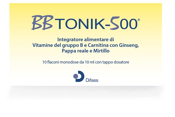 BBTONIK 500 10 FLACONCINI 10 ML - Farmacia Puddu Baire S.r.l.