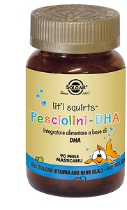 PESCIOLINI DHA 90 PERLE MASTICABILI - Farmacia Puddu Baire S.r.l.