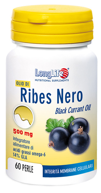 LONGLIFE OLIO RIBES NERO 60 PERLE - Farmacia Puddu Baire S.r.l.