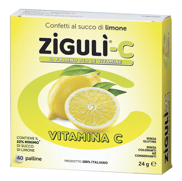 ZIGULI C LIMONE 40 CONFETTI 24 G - Farmacia Puddu Baire S.r.l.
