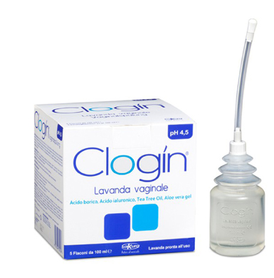 CLOGIN LAVANDA VAGINALE 5 FLACONI DA 100 ML + 5 CANNULE VAGINALI MONOUSO - Farmacia Puddu Baire S.r.l.