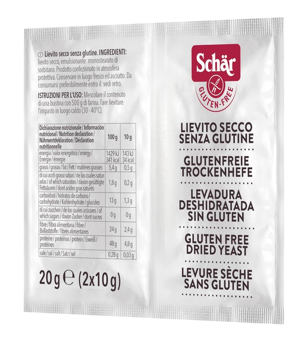 SCHAR LIEVITO SECCO 2 BUSTINE DA 10 G - Farmacia Puddu Baire S.r.l.