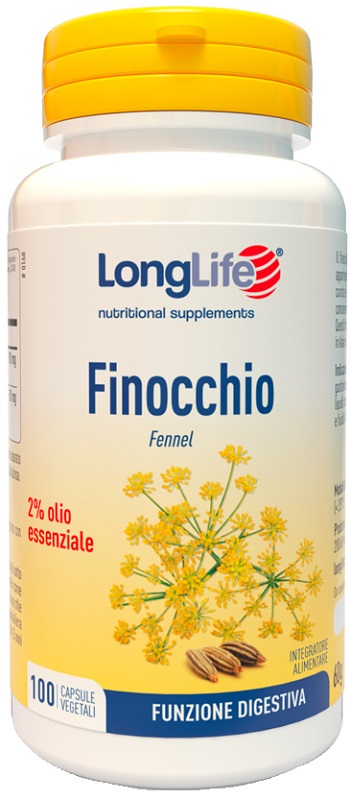 LONGLIFE FINOCCHIO 1% 100 CAPSULE VEGETALI - Farmacia Puddu Baire S.r.l.