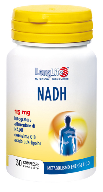 LONGLIFE NADH C/Q10 30 COMPRESSE - Farmacia Puddu Baire S.r.l.