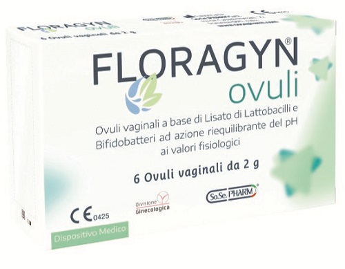 OVULI VAGINALI A BASE DI LATTOBACILLI LISATI FLORAGYN OVULI 12G 6 PEZZI - Farmacia Puddu Baire S.r.l.