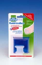 RADDRIZZA ALLUCE IN GEL DI SILICONE BIANCO SEMITRASPARENTE SAGOMATA PER PROTEGGERE E RIALLINEARE L'ALLUCE EVITANDO LO SFREGAMENTO FRA IL PRIMO E IL SECONDO DITO IGIENEPIEDE 1 PEZZO - Farmacia Puddu Baire S.r.l.