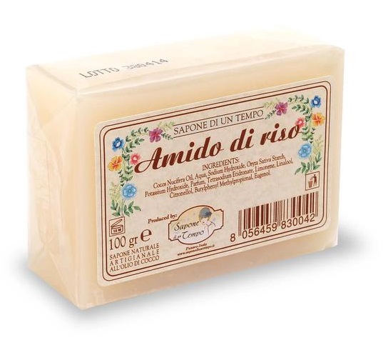 SAPONE NATURALE AMIDO RISO 100 G - Farmacia Puddu Baire S.r.l.