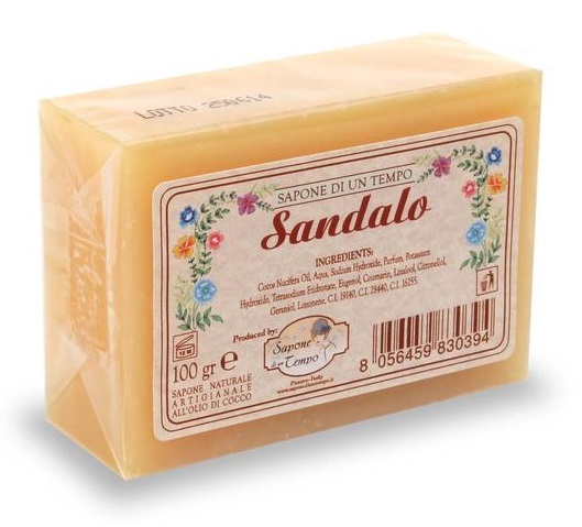 SAPONE NATURALE SANDALO 100 G - Farmacia Puddu Baire S.r.l.